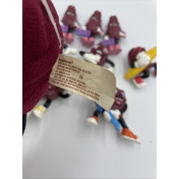 Vintage California Raisins Figures 1980s Lot of 12 Calrab Applause Toys - Picture 7 of 7